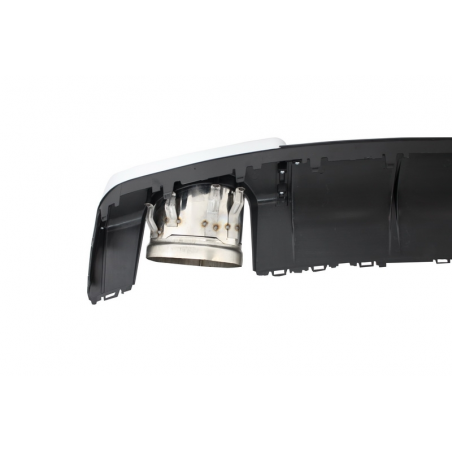Rear Bumper Valance Diffuser & Exhaust Tips suitable for AUDI A3 8V Sedan Cabrio (2012-2015) RS3 Design Rear Bumper Valance Diffuser & Exhaust Tips suitable for AUDI A3 8V Sedan Cabrio (2012-2015) RS3 Design