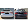 Rear Bumper Valance Diffuser & Exhaust Tips suitable for AUDI A3 8V Sedan Cabrio (2012-2015) RS3 Design Rear Bumper Valance Diffuser & Exhaust Tips suitable for AUDI A3 8V Sedan Cabrio (2012-2015) RS3 Design