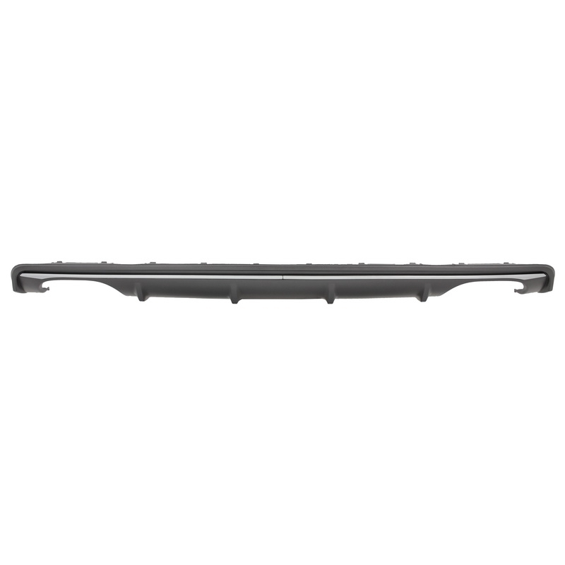 Rear Bumper Valance Air Diffuser suitable for AUDI A3 8V Sedan (2012-2015) S3 Design With Double Outlet Exhaust Tips