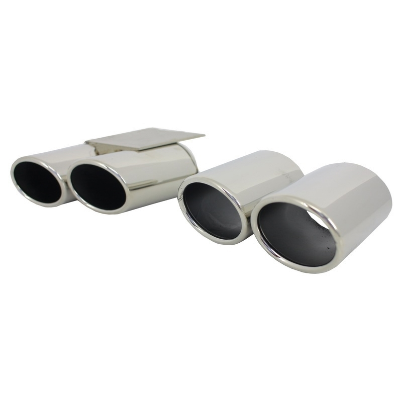 Rear Bumper Valance Air Diffuser suitable for AUDI A3 8V Sedan (2012-2015) S3 Design With Double Outlet Exhaust Tips