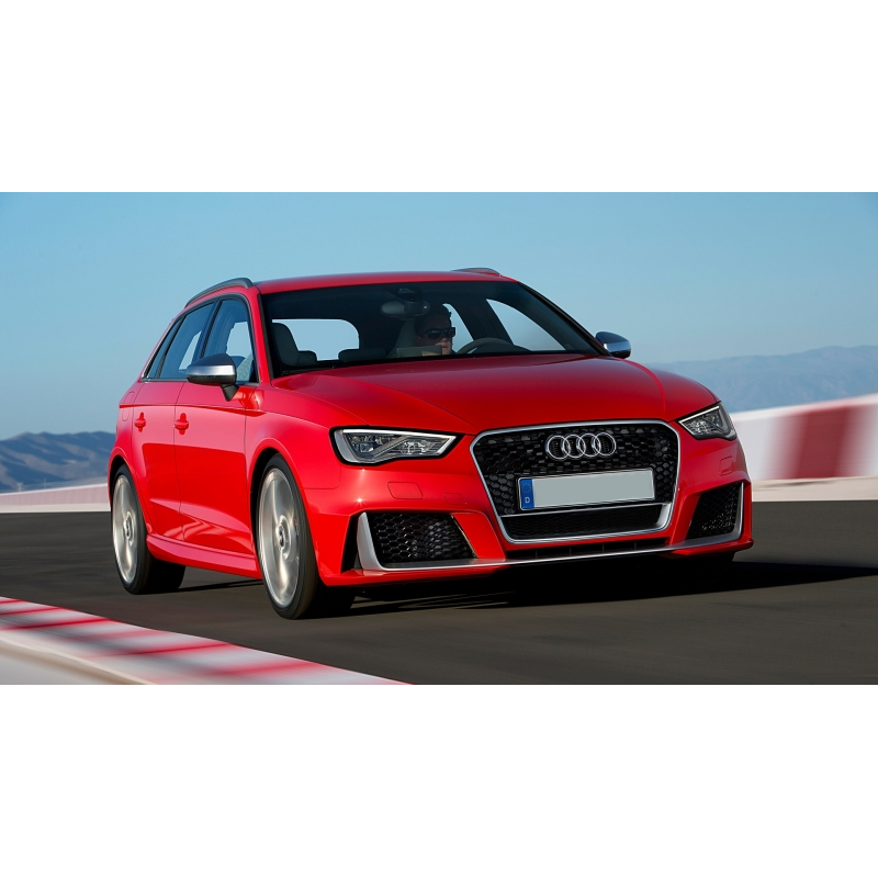 Front Bumper suitable for AUDI A3 8V Facelift (2016-2019) Sedan/Cabrio RS3 Brilliant Black Design