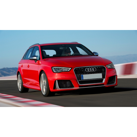 Front Bumper suitable for AUDI A3 8V Facelift (2016-2019) Sedan/Cabrio RS3 Brilliant Black Design Front Bumper suitable for AUDI A3 8V Facelift (2016-2019) Sedan/Cabrio RS3 Brilliant Black Design