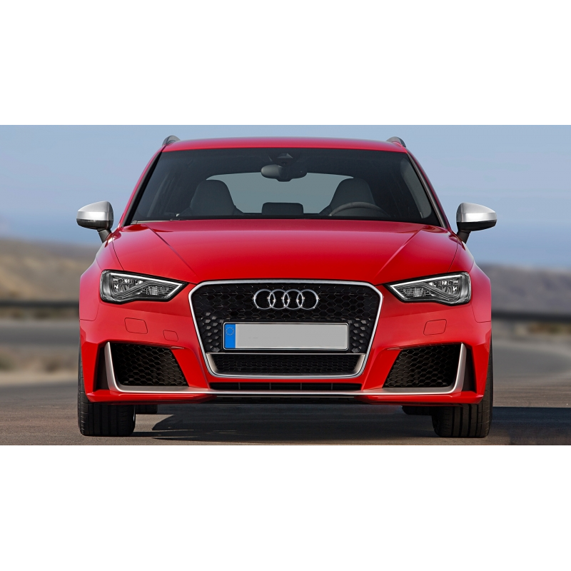 Front Bumper suitable for AUDI A3 8V Facelift (2016-2019) Sedan/Cabrio RS3 Brilliant Black Design