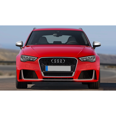 Front Bumper suitable for AUDI A3 8V Facelift (2016-2019) Sedan/Cabrio RS3 Brilliant Black Design Front Bumper suitable for AUDI A3 8V Facelift (2016-2019) Sedan/Cabrio RS3 Brilliant Black Design