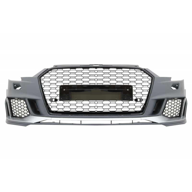 Front Bumper suitable for AUDI A3 8V Facelift (2016-2019) Sedan/Cabrio RS3 Brilliant Black Design