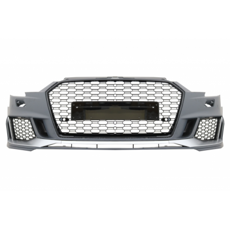 Front Bumper suitable for AUDI A3 8V Facelift (2016-2019) Sedan/Cabrio RS3 Brilliant Black Design Front Bumper suitable for AUDI A3 8V Facelift (2016-2019) Sedan/Cabrio RS3 Brilliant Black Design