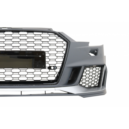 Front Bumper suitable for AUDI A3 8V Facelift (2016-2019) Sedan/Cabrio RS3 Brilliant Black Design Front Bumper suitable for AUDI A3 8V Facelift (2016-2019) Sedan/Cabrio RS3 Brilliant Black Design
