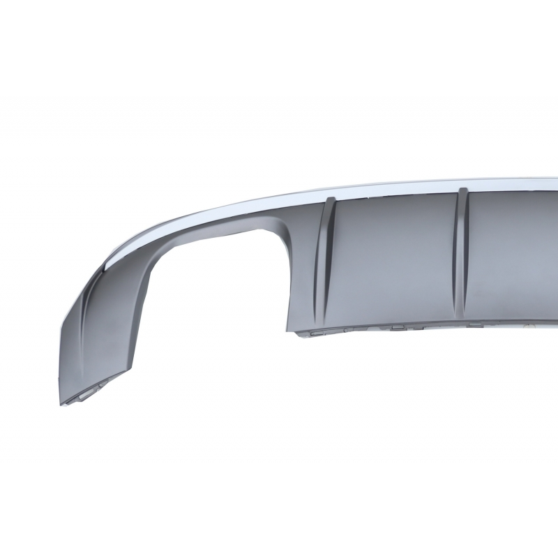 Rear Bumper Valance Diffuser suitable for AUDI A3 8V Facelift (2016-2019) S-Line Bumper Sedan Convertible S3 Design