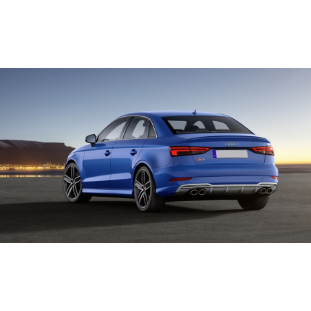 Rear Bumper Valance Diffuser suitable for AUDI A3 8V Facelift (2016-2019) S-Line Bumper Sedan Convertible S3 Design Rear Bumper Valance Diffuser suitable for AUDI A3 8V Facelift (2016-2019) S-Line Bumper Sedan Convertible S3 Design