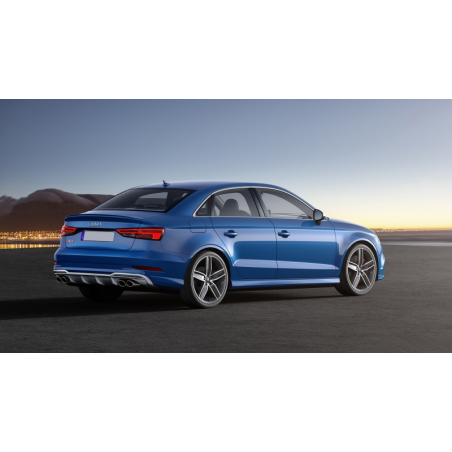 Rear Bumper Valance Diffuser suitable for AUDI A3 8V Facelift (2016-2019) S-Line Bumper Sedan Convertible S3 Design Rear Bumper Valance Diffuser suitable for AUDI A3 8V Facelift (2016-2019) S-Line Bumper Sedan Convertible S3 Design