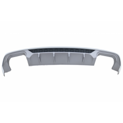 Rear Bumper Valance Diffuser suitable for AUDI A3 8V Facelift Sedan/Convertible (2016-2019) Standard Bumper (SE) S3 Design