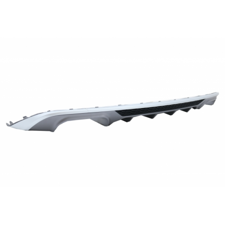 Rear Bumper Valance Diffuser suitable for AUDI A3 8V Facelift Sedan/Convertible (2016-2019) Standard Bumper (SE) S3 Design