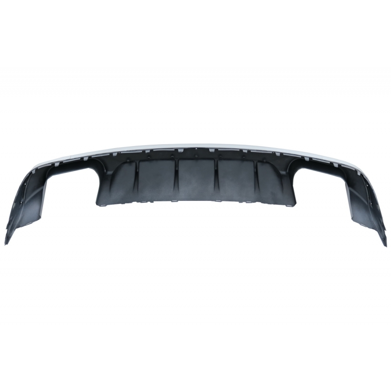 Rear Bumper Valance Diffuser suitable for AUDI A3 8V Facelift Sedan/Convertible (2016-2019) Standard Bumper (SE) S3 Design