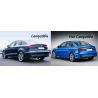 Rear Bumper Valance Diffuser suitable for AUDI A3 8V Facelift Sedan/Convertible (2016-2019) Standard Bumper (SE) S3 Design Rear Bumper Valance Diffuser suitable for AUDI A3 8V Facelift Sedan/Convertible (2016-2019) Standard Bumper (SE) S3 Design