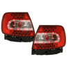 LED taillights suitable for AUDI A4 B5 Lim. 95-99 / 99-01_ red/crystal LED taillights suitable for AUDI A4 B5 Lim. 95-99 / 99-01_ red/crystal