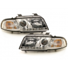 DAYLINE Headlights suitable for AUDI A4 B5 95-98 LED DRL Design Chrome DAYLINE Headlights suitable for AUDI A4 B5 95-98 LED DRL Design Chrome