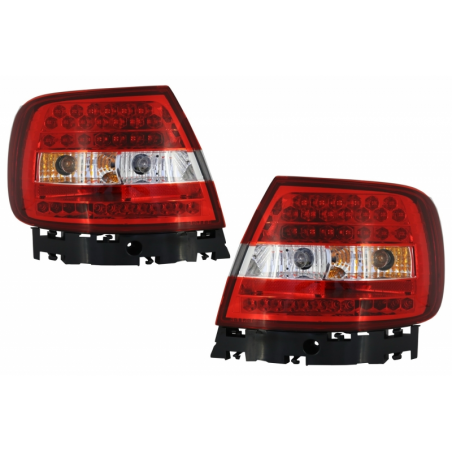 LED Taillights suitable for AUDI A4 (1994-2000) Red White LED Taillights suitable for AUDI A4 (1994-2000) Red White
