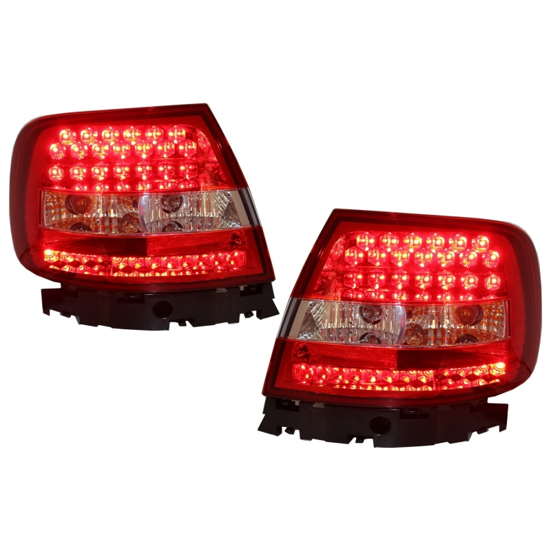 LED Taillights suitable for AUDI A4 (1994-2000) Red White