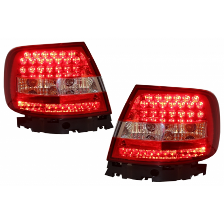 LED Taillights suitable for AUDI A4 (1994-2000) Red White LED Taillights suitable for AUDI A4 (1994-2000) Red White