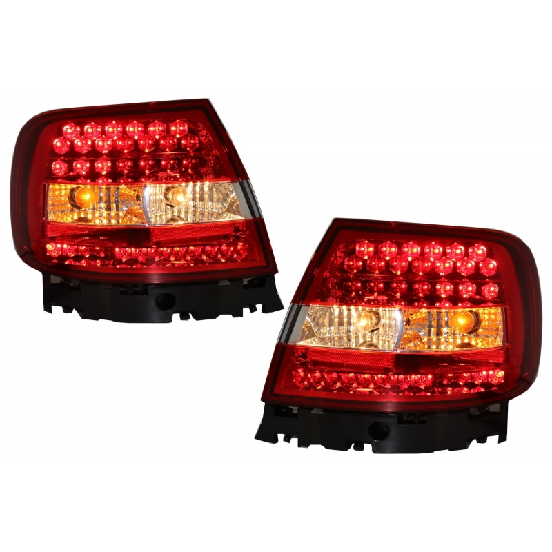 LED Taillights suitable for AUDI A4 (1994-2000) Red White