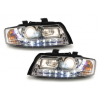 DAYLINE LED DRL Headlights suitable for AUDI A4 8E 01-04 Chrome DAYLINE LED DRL Headlights suitable for AUDI A4 8E 01-04 Chrome