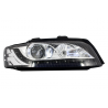 DAYLINE Headlights suitable for AUDI A4 8E (2001-2004) LED DRL Look Black DAYLINE Headlights suitable for AUDI A4 8E (2001-2004) LED DRL Look Black