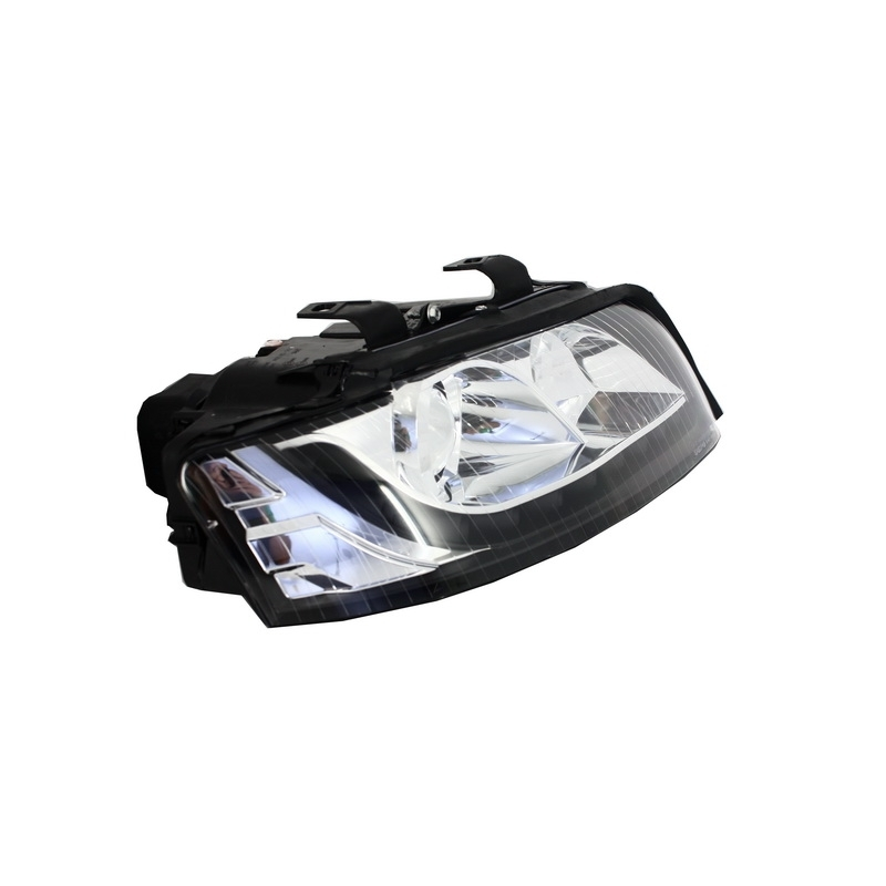DAYLINE Headlights suitable for AUDI A4 8E (2001-2004) LED DRL Look Black