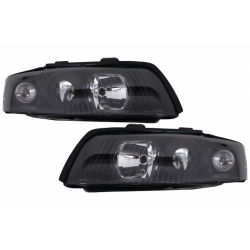 Headlights suitable for AUDI A4 B6 (2000-2004) RHD / LHD Drive Black
