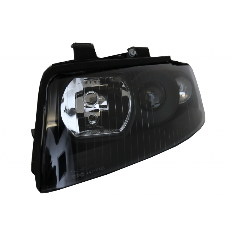 Headlights suitable for AUDI A4 B6 (2000-2004) RHD / LHD Drive Black