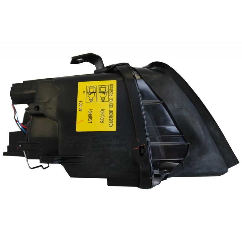 Headlights suitable for AUDI A4 B6 (2000-2004) RHD / LHD Drive Black