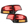 Taillights LED suitable for AUDI A4 B7 Limousine (2004-2008) LED BLINKER Red/ Smoke Taillights LED suitable for AUDI A4 B7 Limousine (2004-2008) LED BLINKER Red/ Smoke
