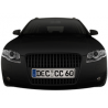 grill suitable for AUDI A4 B7 05+ Black grill suitable for AUDI A4 B7 05+ Black
