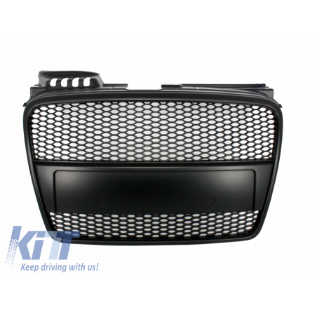 Badgeless Front Grille suitable for AUDI A4 B7 (2004-2008) RS4 Matte Black Badgeless Front Grille suitable for AUDI A4 B7 (2004-2008) RS4 Matte Black