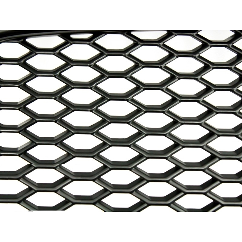 Badgeless Front Grille suitable for AUDI A4 B7 (2004-2008) RS4 Matte Black