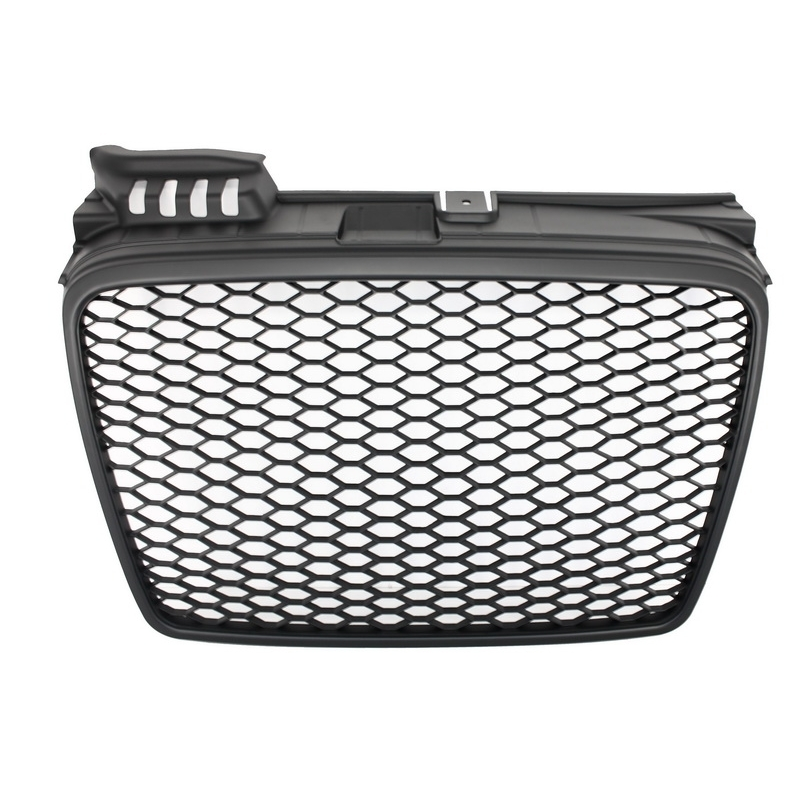 Badgeless Front Grille suitable for AUDI A4 B7 (2004-2008) RS4 Matte Black