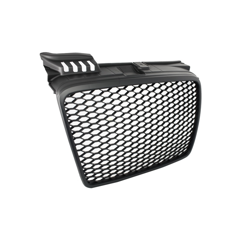 Badgeless Front Grille suitable for AUDI A4 B7 (2004-2008) RS4 Matte Black