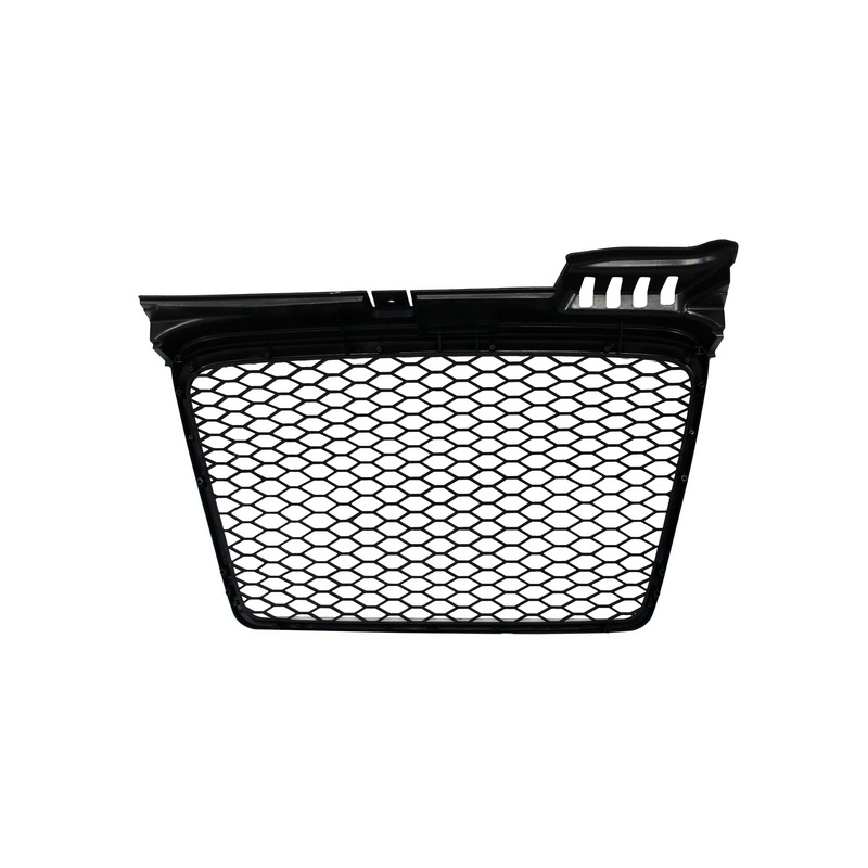 Badgeless Front Grille suitable for AUDI A4 B7 (2004-2008) RS4 Matte Black