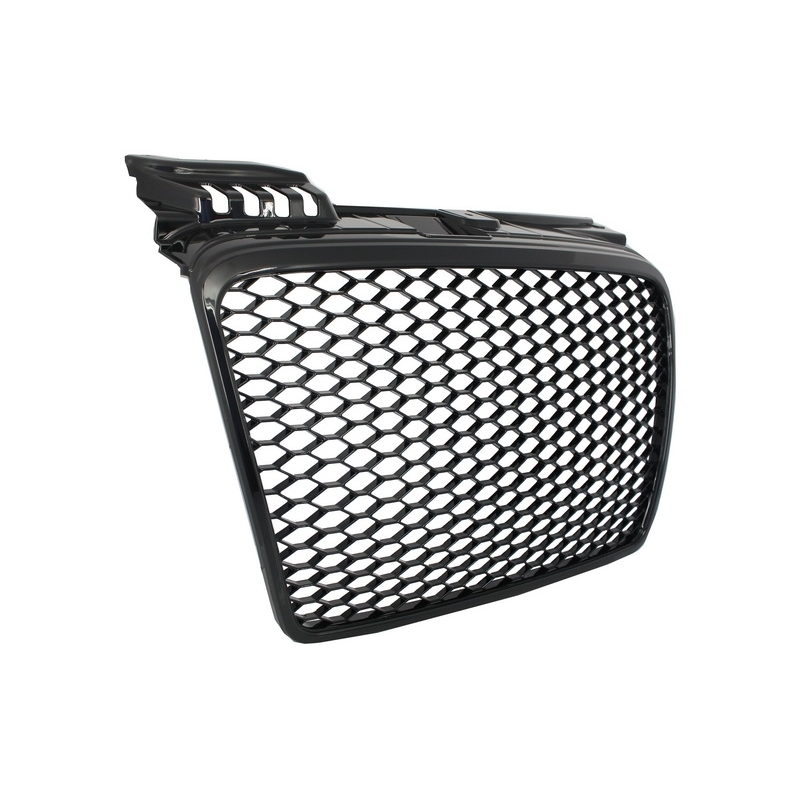 Badgeless Front Grille suitable for AUDI A4 B7 (2004-2008) RS4 Piano Black