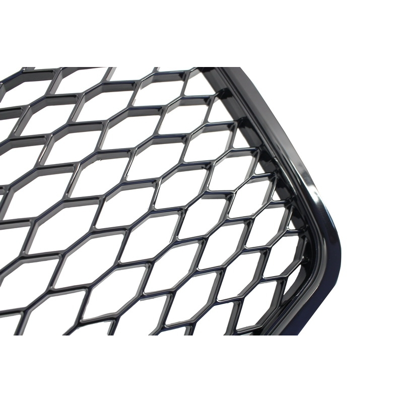 Badgeless Front Grille suitable for AUDI A4 B7 (2004-2008) RS4 Piano Black