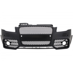 Front Bumper with Front Grille suitable for AUDI A4 B7 (2004-2008) RS4 Design Black