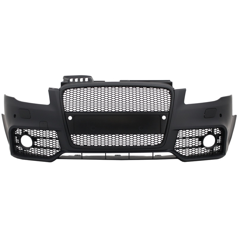 Front Bumper with Front Grille suitable for AUDI A4 B7 (2004-2008) RS4 Design Black