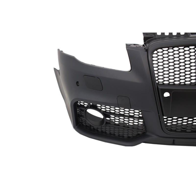 Front Bumper with Front Grille suitable for AUDI A4 B7 (2004-2008) RS4 Design Black