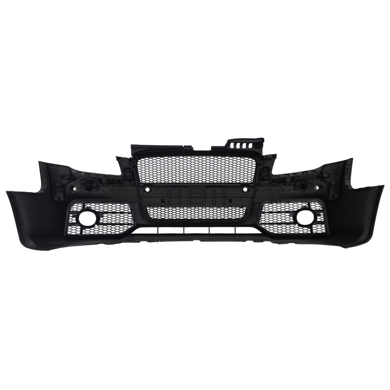 Front Bumper with Front Grille suitable for AUDI A4 B7 (2004-2008) RS4 Design Black