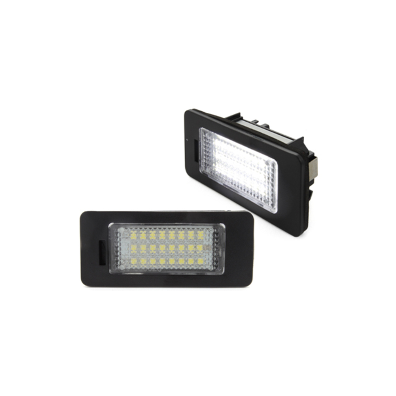 LED License Plate Lights suitable for AUDI A1 8X, A3 8V, A4/S4 8K, A5/S5 8T, A6 4G/C7, A7 4G/C7, TT 8J, Q3, Q5