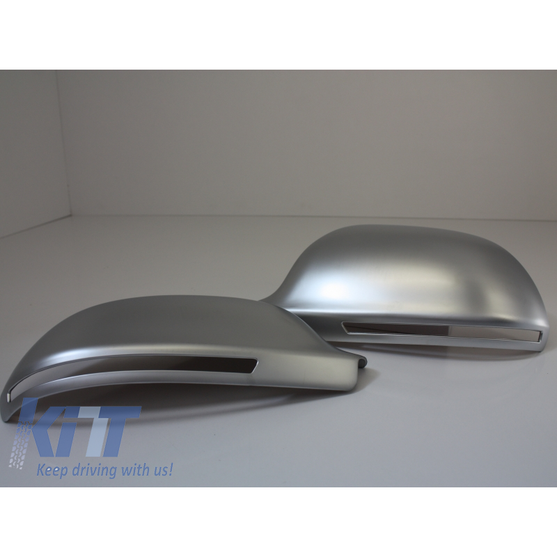 3M Adhesive Mirror caps covers suitable for AUDI A3 8P, A4 B8, A6 4F Facelift, A5 S5 RS5, A8