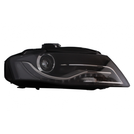 HEADLIGHTS LED suitable for AUDI A4 B8 8K (2008-2011) WITH DAYTIME RUNNING LIGHTS BLACK HEADLIGHTS LED suitable for AUDI A4 B8 8K (2008-2011) WITH DAYTIME RUNNING LIGHTS BLACK