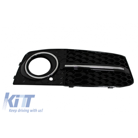 Fog Lamp Covers Side Grilles suitable for AUDI A4 B8 8K (2007-2011) RS4 Black Edition Fog Lamp Covers Side Grilles suitable for AUDI A4 B8 8K (2007-2011) RS4 Black Edition