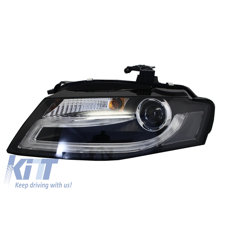 Suitable for AUDI A4 B8 8K 08-11 LED Daytime Running Light Headlights Facelift Light Bar Xenon Design