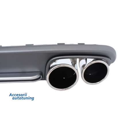 Suitable for AUDI A4 B8 Sedan Pre Facelift (2007-2012) Rear Bumper Valance Diffuser & Exhaust Tips S4 Design Suitable for AUDI A4 B8 Sedan Pre Facelift (2007-2012) Rear Bumper Valance Diffuser & Exhaust Tips S4 Design