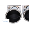 Suitable for AUDI A4 B8 Sedan Pre Facelift (2007-2012) Rear Bumper Valance Diffuser & Exhaust Tips S4 Design Suitable for AUDI A4 B8 Sedan Pre Facelift (2007-2012) Rear Bumper Valance Diffuser & Exhaust Tips S4 Design